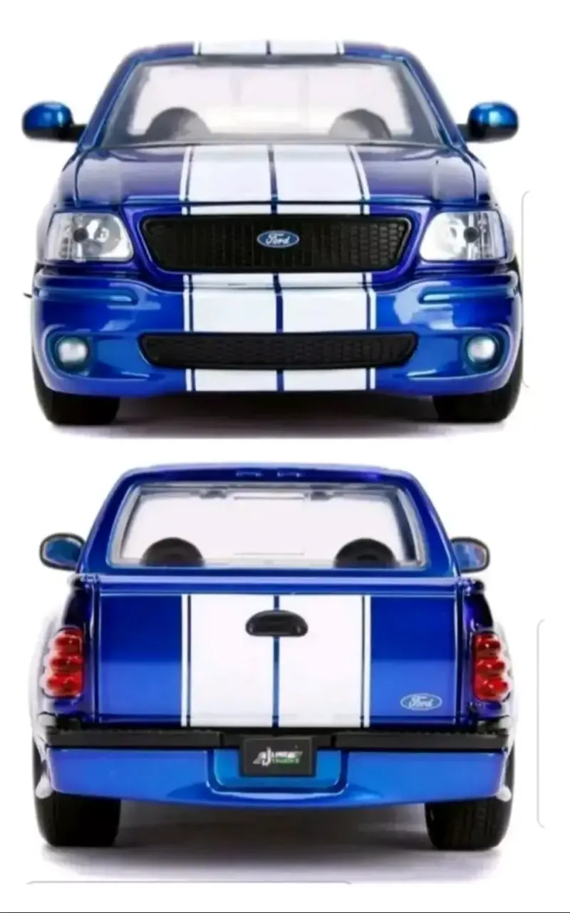 Camioneta Ford F-150 SVT Lightning Azul,1/24,20cm. - 3