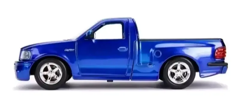 Camioneta Ford F-150 SVT Lightning Azul,1/24,20cm. - 4