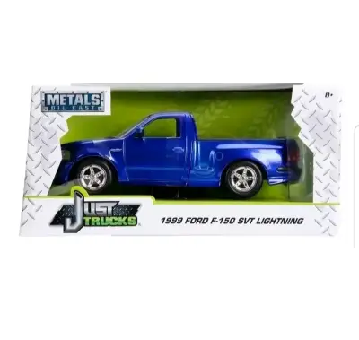 Camioneta Ford F-150 SVT Lightning Azul,1/24,20cm. - miniatura 5