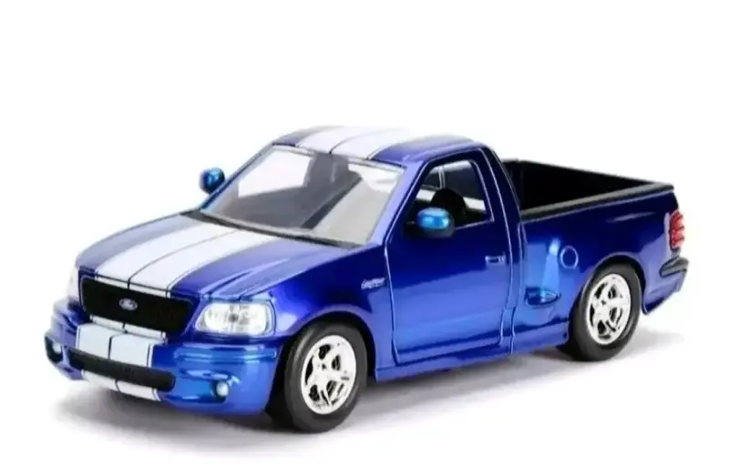 Camioneta Ford F-150 SVT Lightning Azul,1/24,20cm. - 6