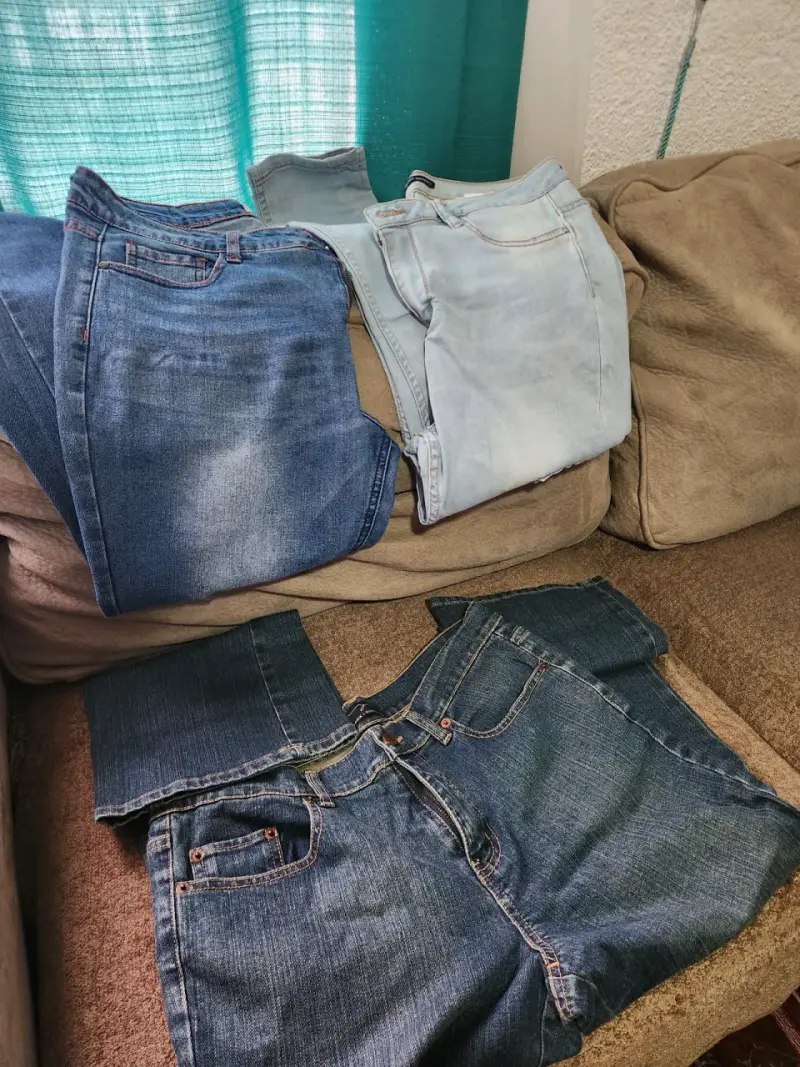 Lote de jeans para mujer en varios colores - 5