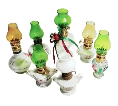 Lámparas de alcohol miniaturas decorativas vintage - miniatura 2