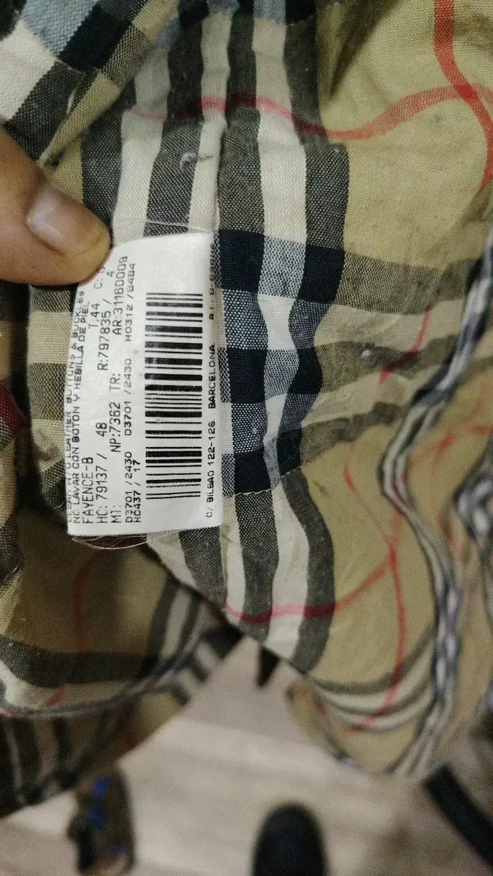 Chaqueta acolchada Burberry marrón para hombre - 5