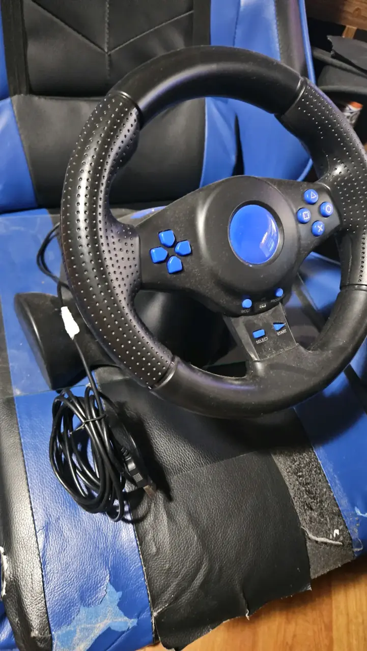 Volante de Juego para Consola con Cable USB - 3