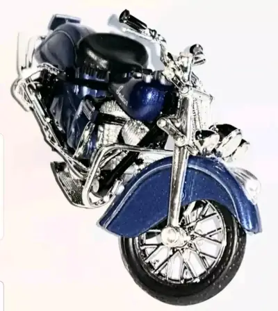 Motocicleta a escala Indian azul 1:18de 1948 Nueva - miniatura 6