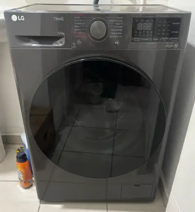 Lavadora Secadora LG ThinQ 9/5kg Gris - miniatura 1