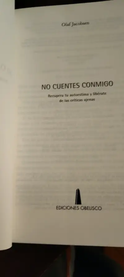 Libro 'No Cuentes Conmigo' de Olaf Jacobsen - miniatura 2