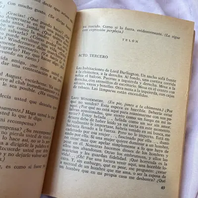 Libro 'El Abanico de Lady Windermere' de Oscar Wilde - miniatura 3