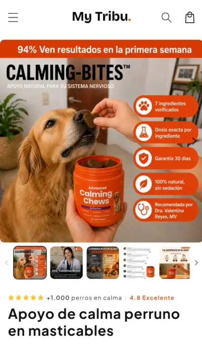 Masticables calmantes para perros My Tribu - miniatura 1