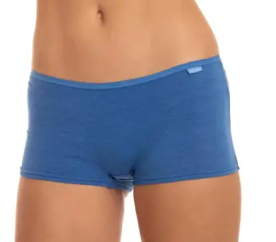 Calzón tipo bóxer azul para mujer - miniatura 1