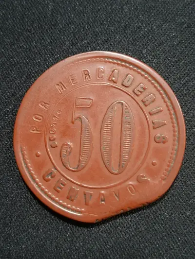 Ficha de 50 centavos Mina Hermosa - miniatura 1