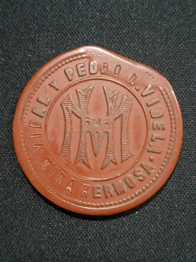 Ficha de 50 centavos Mina Hermosa - miniatura 2
