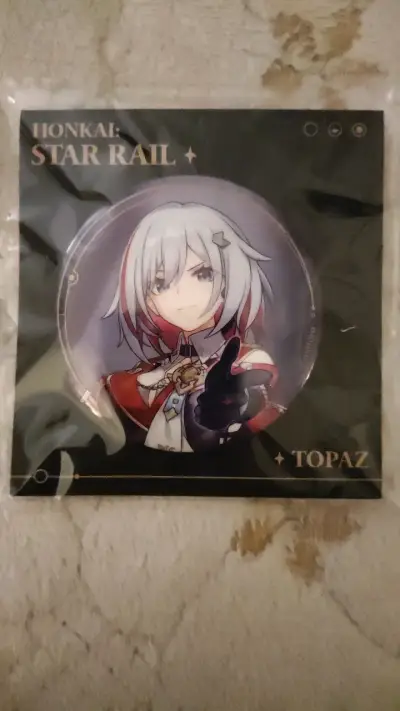 Chapa Honkai Star Rail Topaz - miniatura 1