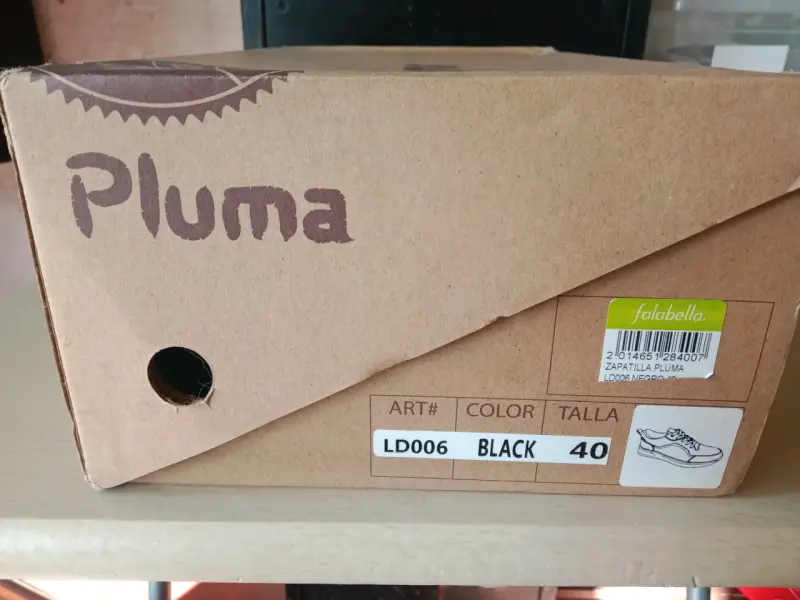 Zapatillas negras de cuero para hombre - 5