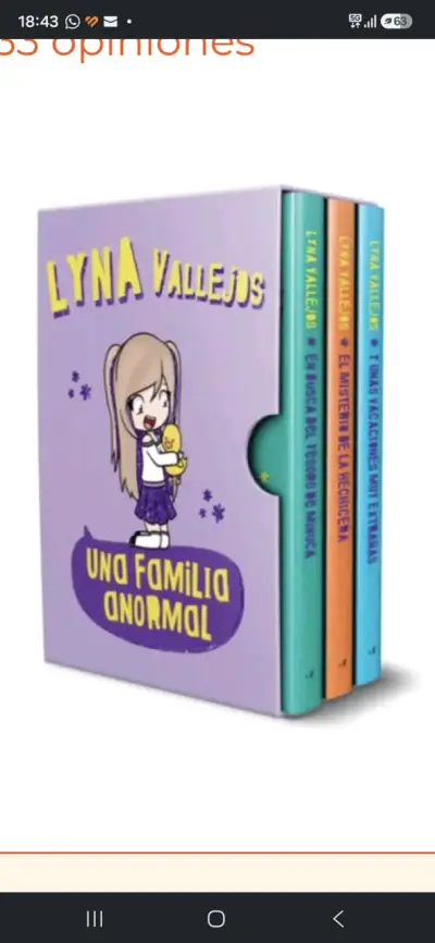 Colección de libros 'Una Familia Anormal' de Lyna Vallejos - miniatura 1