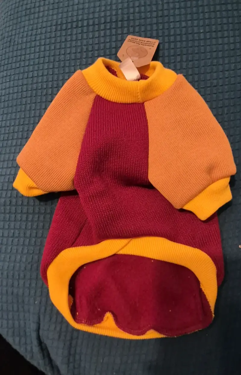 Polerón para perro Harry Potter rojo y amarillo - 2