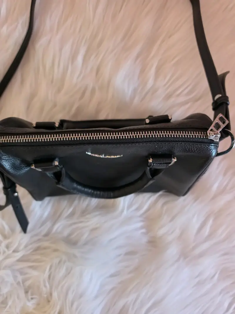 Bolso de cuero negro zadig y voltaire - 2