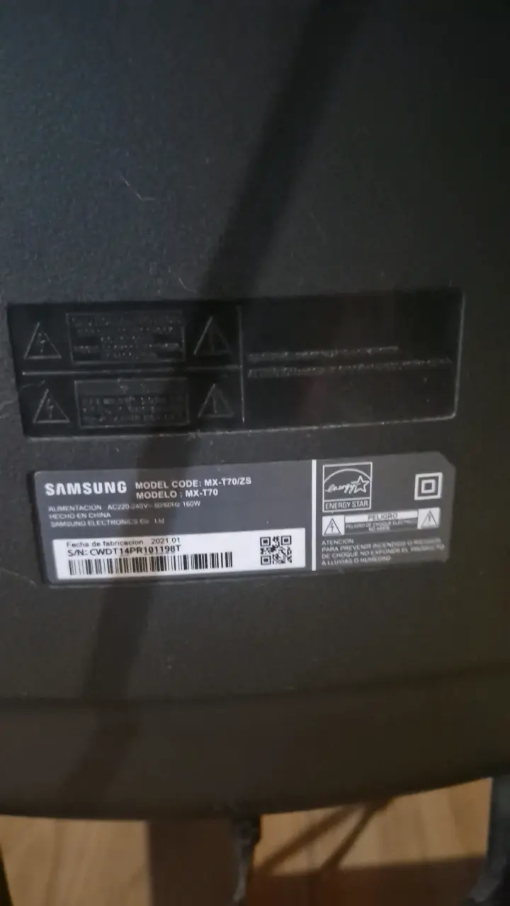 Parlante Samsung MX-T70 con Bass Boost - 3