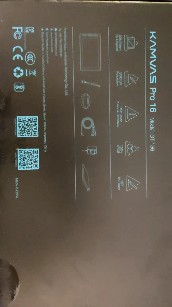 Tableta gráfica Huion Kamvas Pro 16 con pantalla táctil - 5