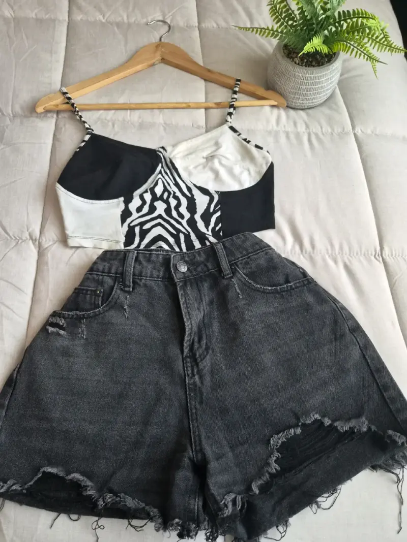 Set de tops estampados animal print - 3