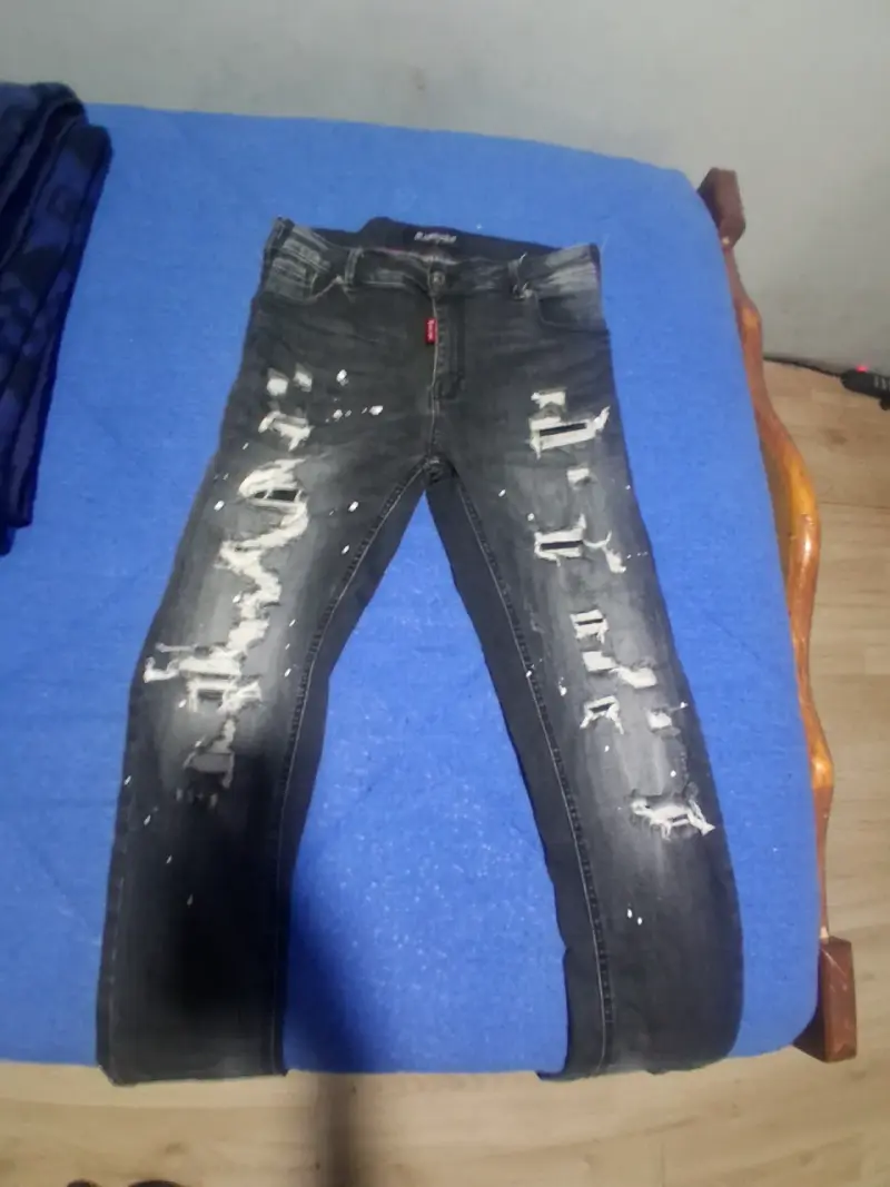 Jeans oscuros desgastados M.Star para hombre - 1