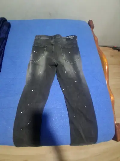 Jeans oscuros desgastados M.Star para hombre - miniatura 2