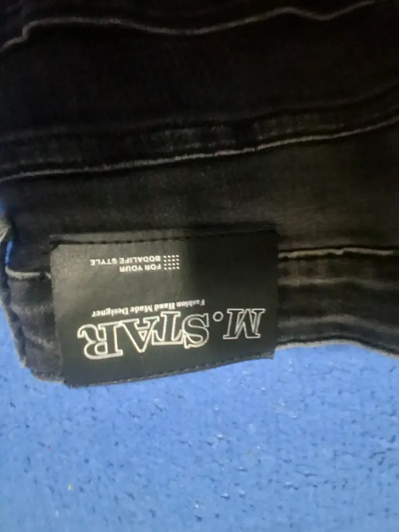 Jeans oscuros desgastados M.Star para hombre - 3