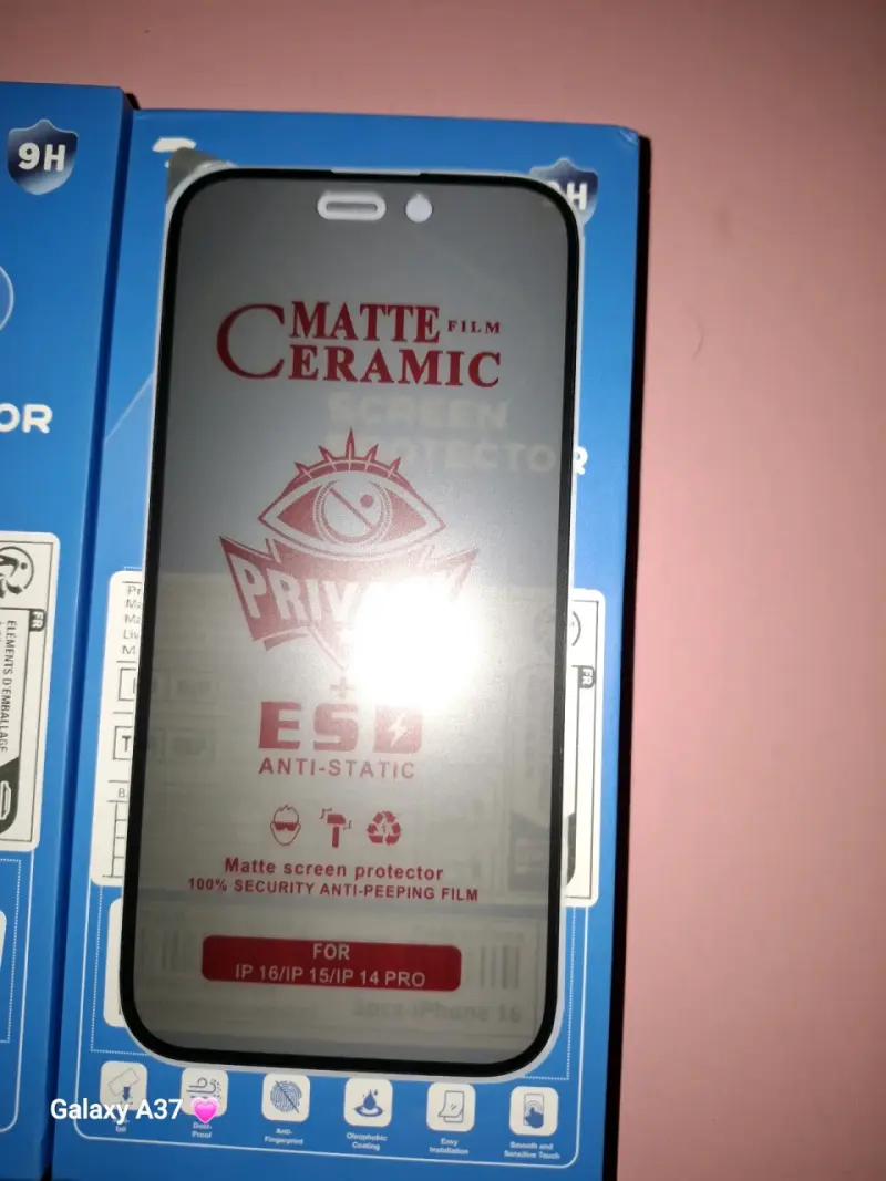 Protector de Pantalla Mate Cerámico para iPhones - 1
