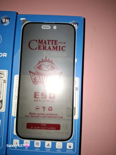 Protector de Pantalla Mate Cerámico para iPhones - miniatura 1