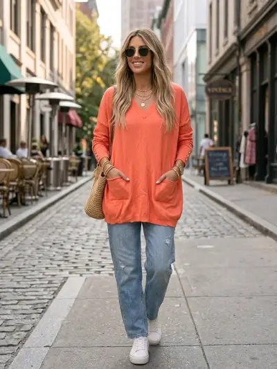 Sweater de mujer en colores vibrantes - miniatura 1