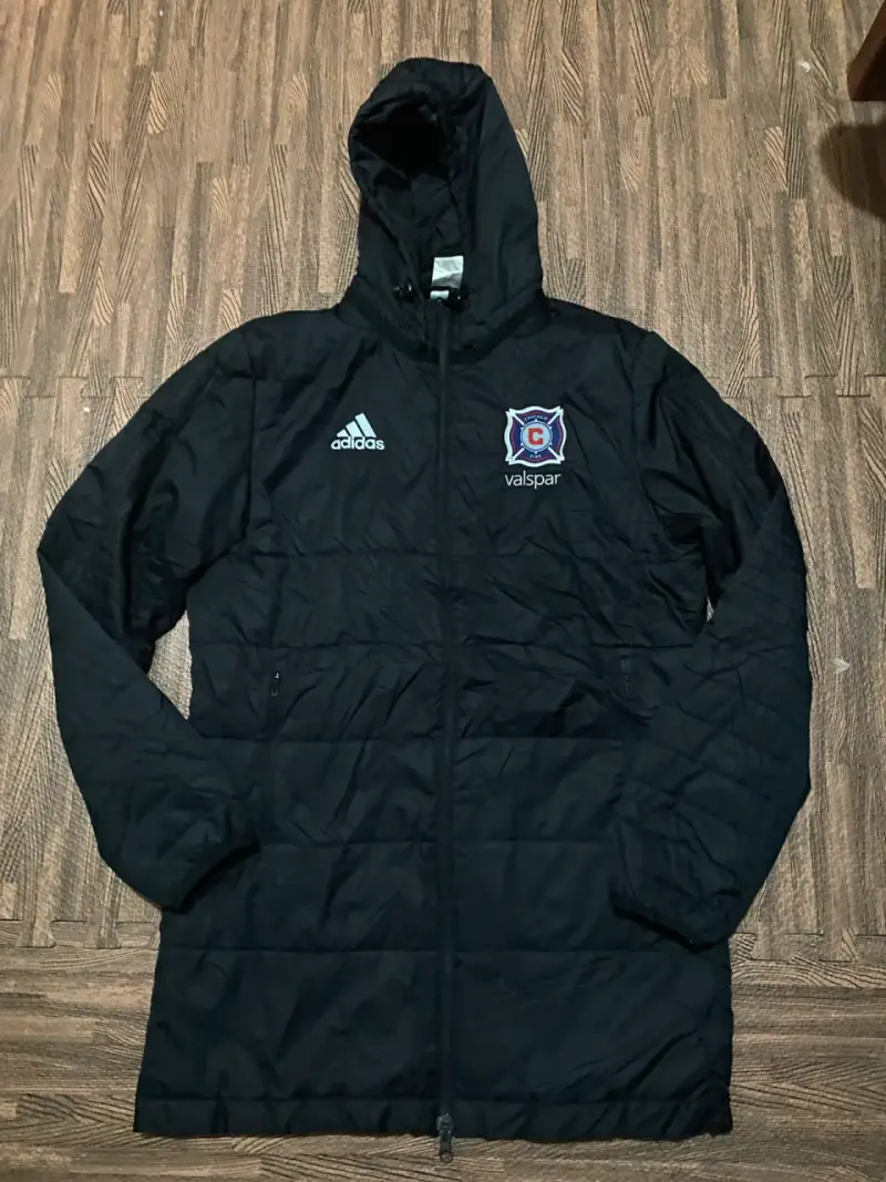 Chaqueta Negra Adidas Talla M Chicago Fire - 1