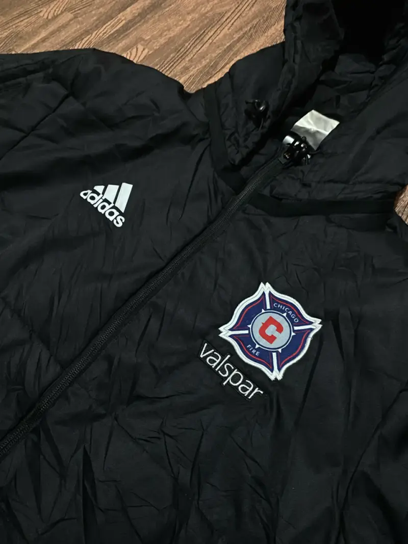 Chaqueta Negra Adidas Talla M Chicago Fire - 2