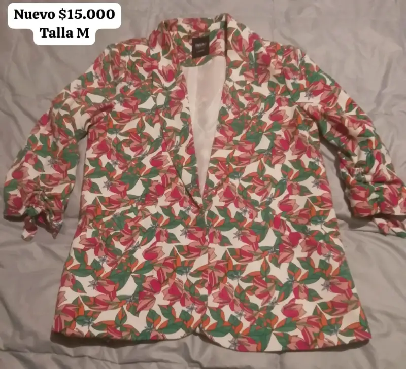 Blazer floral para mujer talla M