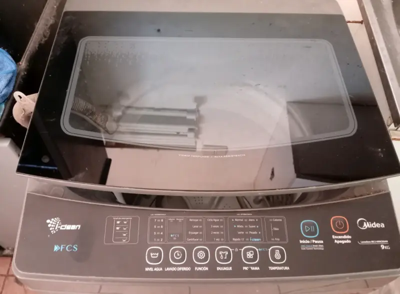 Lavadora automática Midea 9 kg gris - 2