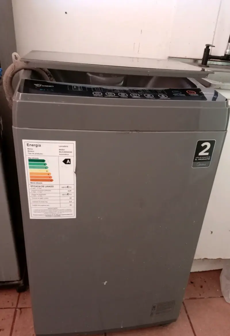 Lavadora automática Midea 9 kg gris - 4