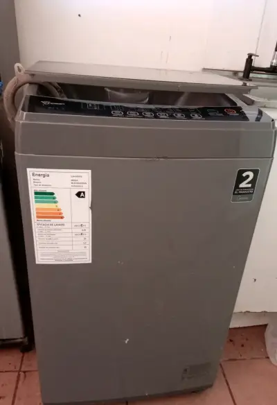 Lavadora automática Midea 9 kg gris - miniatura 4