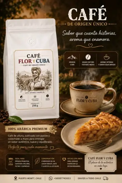 Café Flor y Cuba de origen único 250g - miniatura 2