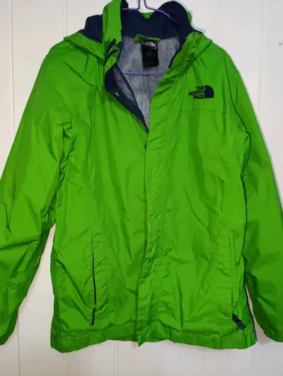 Chaqueta impermeable verde The North Face para hombre - miniatura 3
