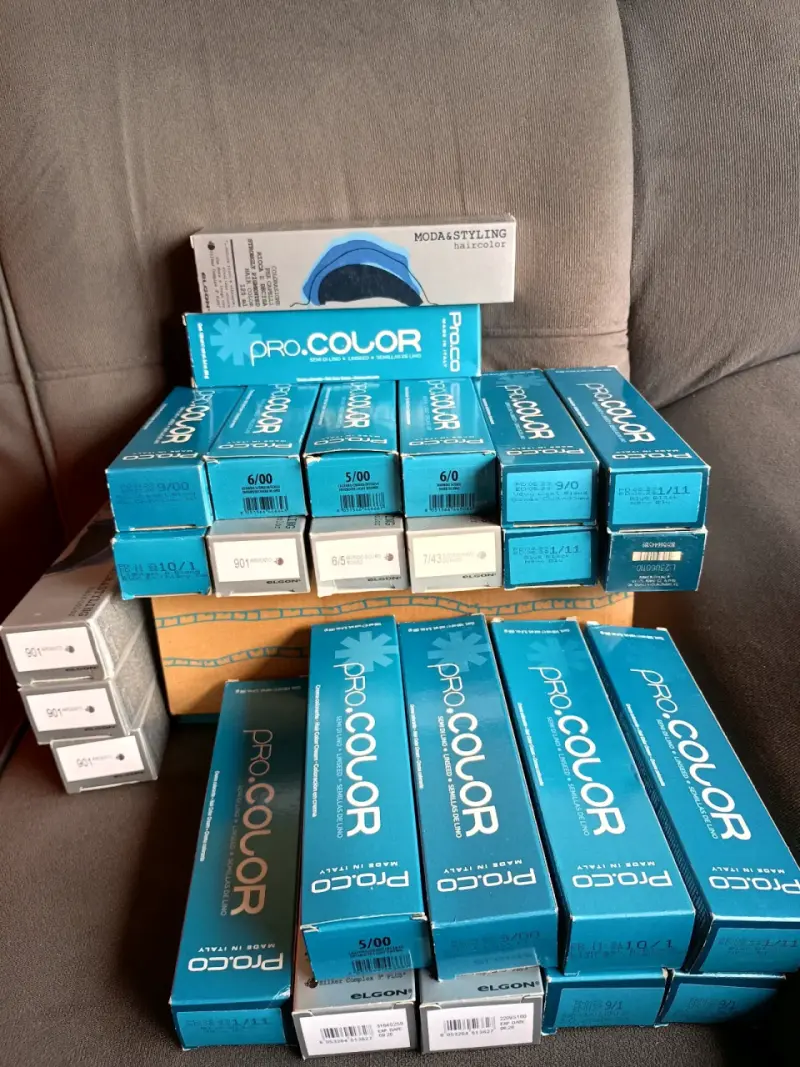Tintura para cabello Pro.Color Elgon varios tonos - 1