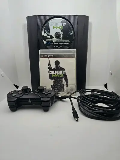 Sony PlayStation 3 Super Slim 250GB + HEN + Juego - miniatura 3
