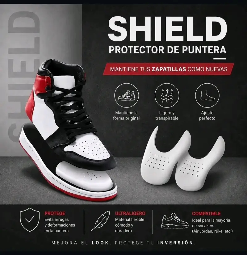 Protectores de puntera para zapatillas Shield - 2