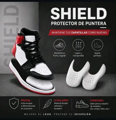 Protectores de puntera para zapatillas Shield - miniatura 2