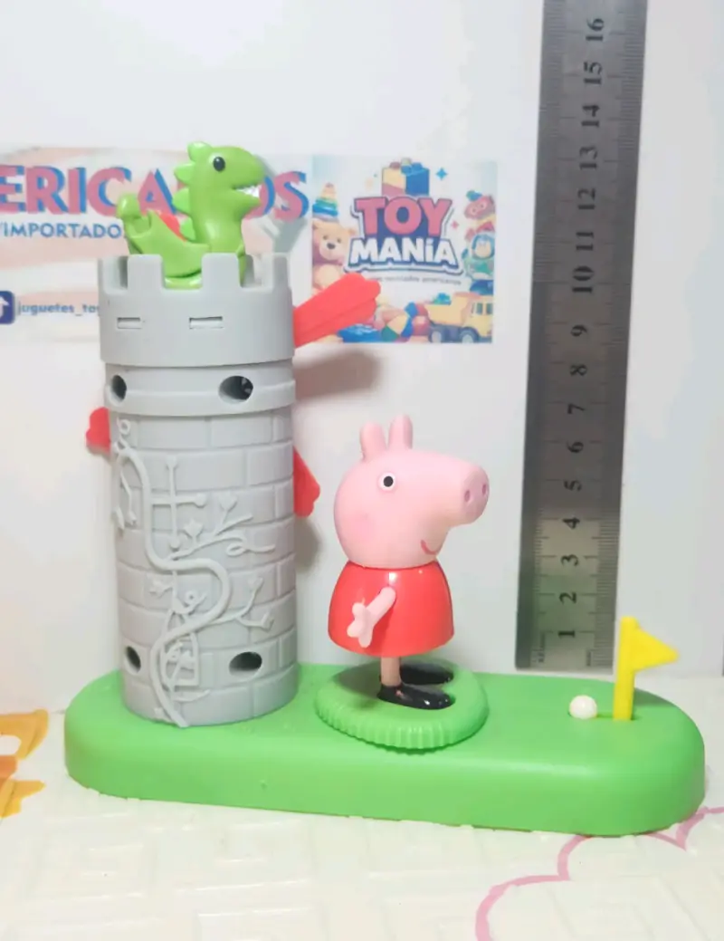 Peppa Pig con Castillo y Dinosaurio - 1
