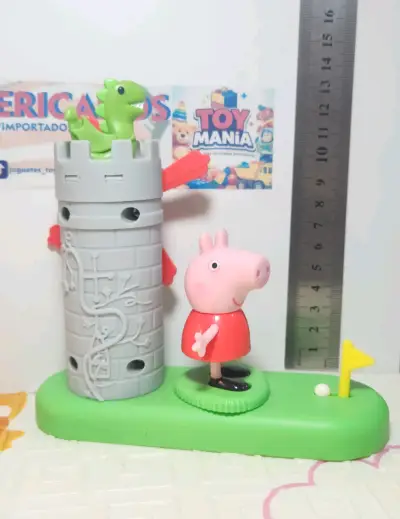 Peppa Pig con Castillo y Dinosaurio - miniatura 1