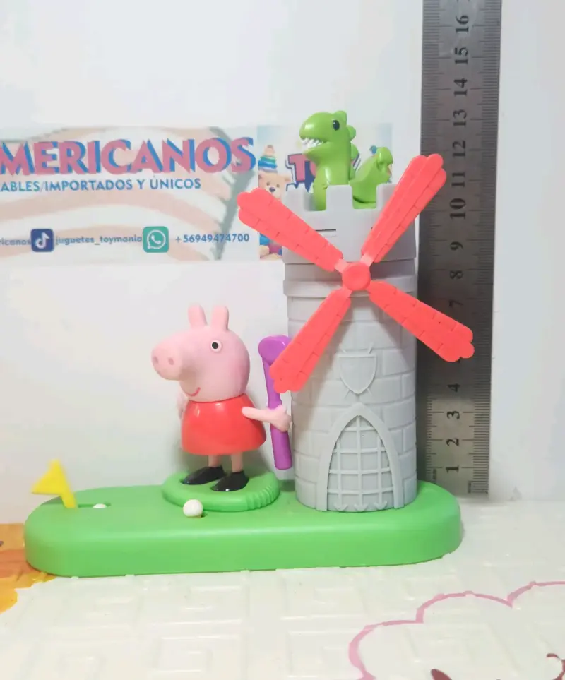 Peppa Pig con Castillo y Dinosaurio - 2