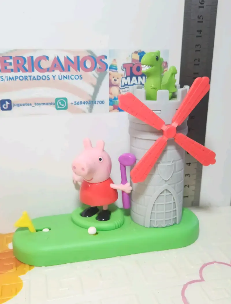 Peppa Pig con Castillo y Dinosaurio - 3