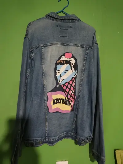 Chaqueta de mezclilla con diseño Icecream - miniatura 2