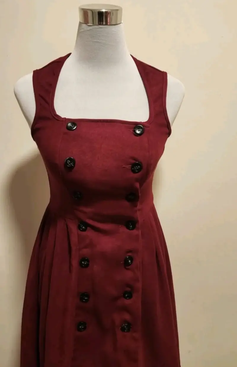 Vestido rojo Shein XS - 3