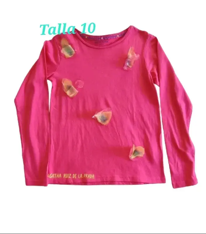 Polera manga larga Agatha Ruiz de la Prada talla 10