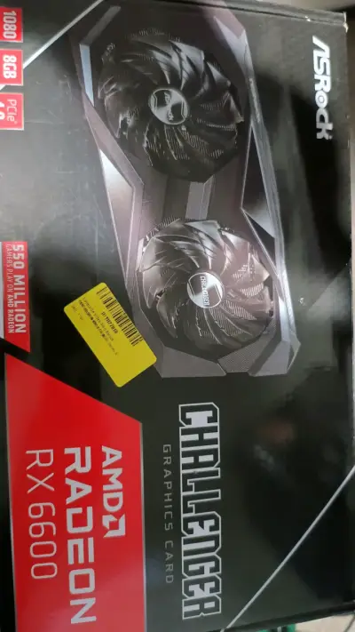 Tarjeta gráfica ASRock AMD Radeon RX 6600 - miniatura 1